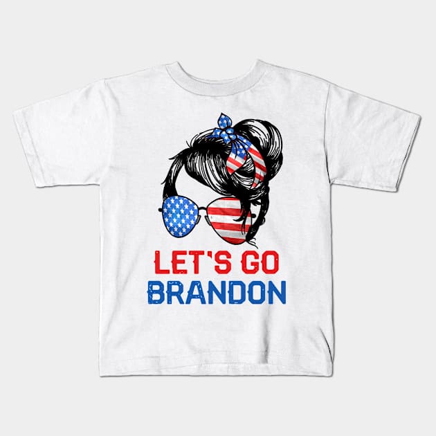 Let's Go Brandon Women Kids T-Shirt by AllWellia